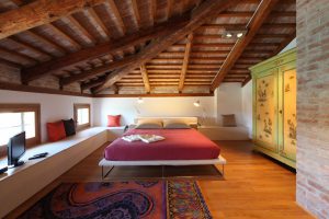 Venissa, l'interno di una camera della struttura