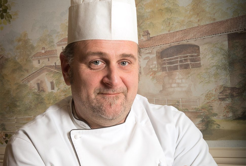 Acquerello: fotografia dello chef Salmoiraghi