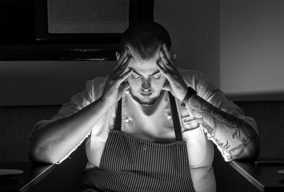 Ristorante Materia, lo chef Davide Carnchini.