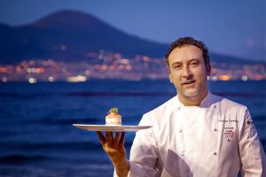 Palazzo Petrucci lo chef Lino Scarallo