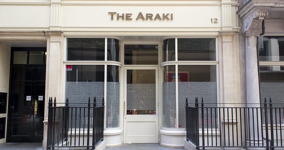 l'esterno sushi reataurant The Araki